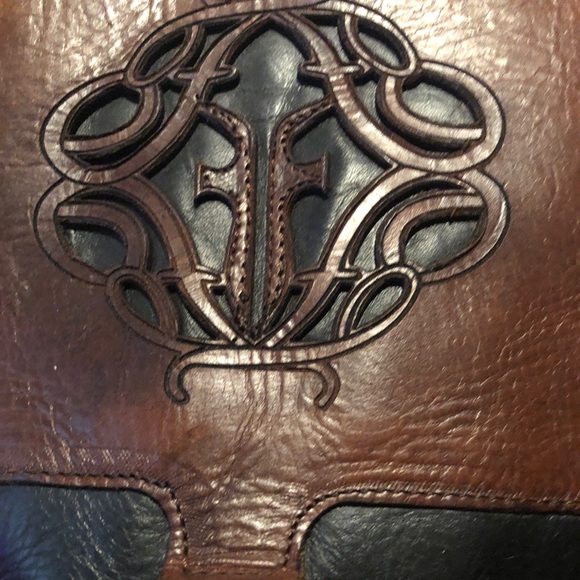 Frye “Melissa” Two-Toned Riding Boots - Picture 2 of 5